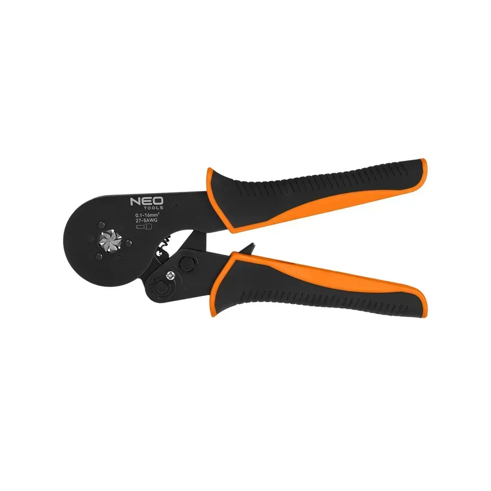 NEO Tools 01-548 wire ferrule crimping tool with hexagonal profile, for 0.1-16 mm² terminals