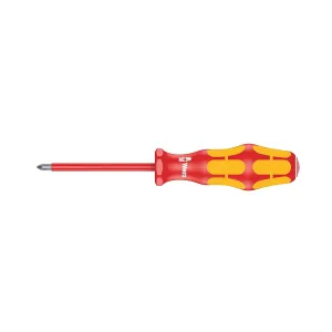 Wera 165i PZ1 80mm VDE Insulated Screwdriver Pozidriv