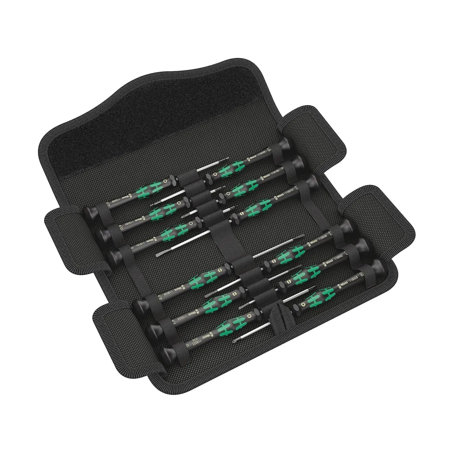 Wera Kraftform Micro 12 Universal Screwdriver Set Pouch
