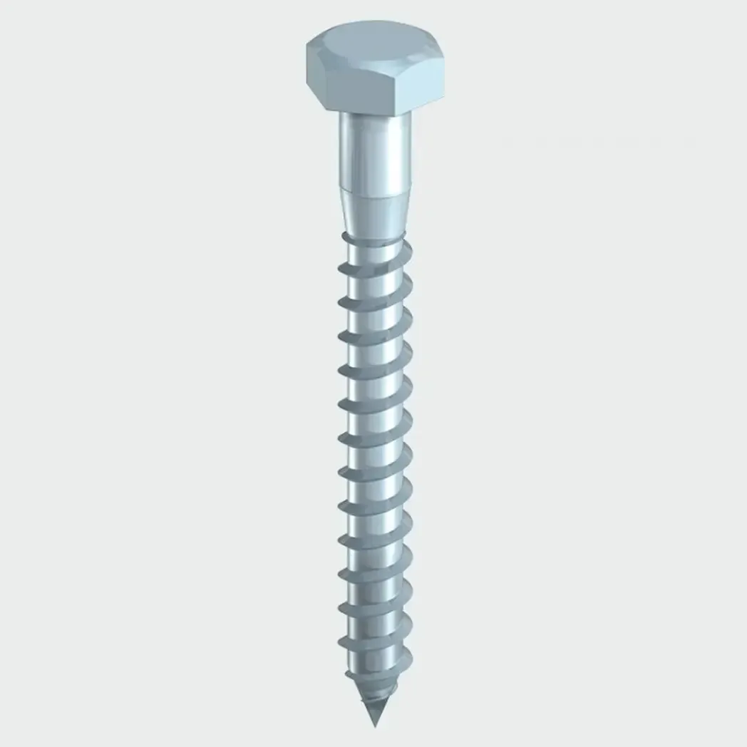 0650CSCP - M6 x 50mm Timpac Coach Screw Bzp 10 Pack - 0650Cscp