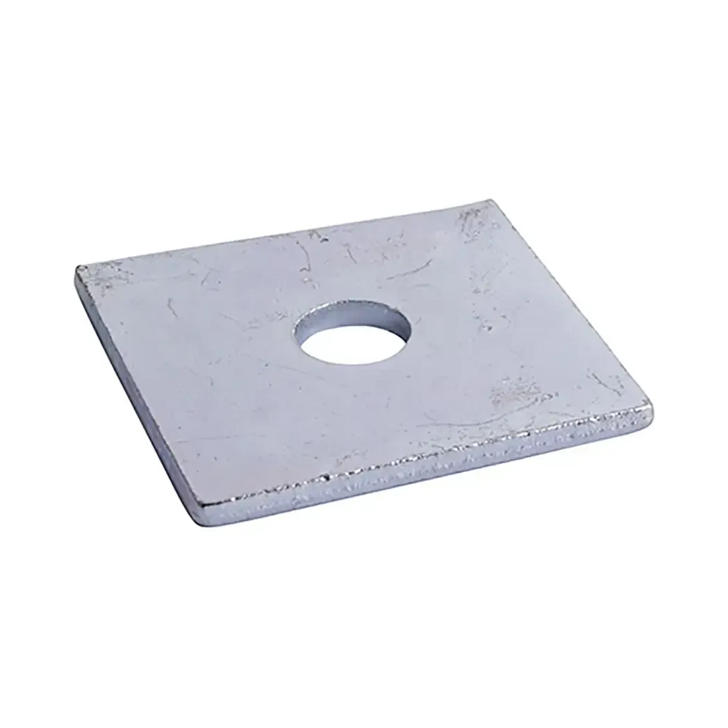 1050WHSPZP - Timco Square Plate Washer BZP M10 x 50mm 2 Pack 1050WHSPZP