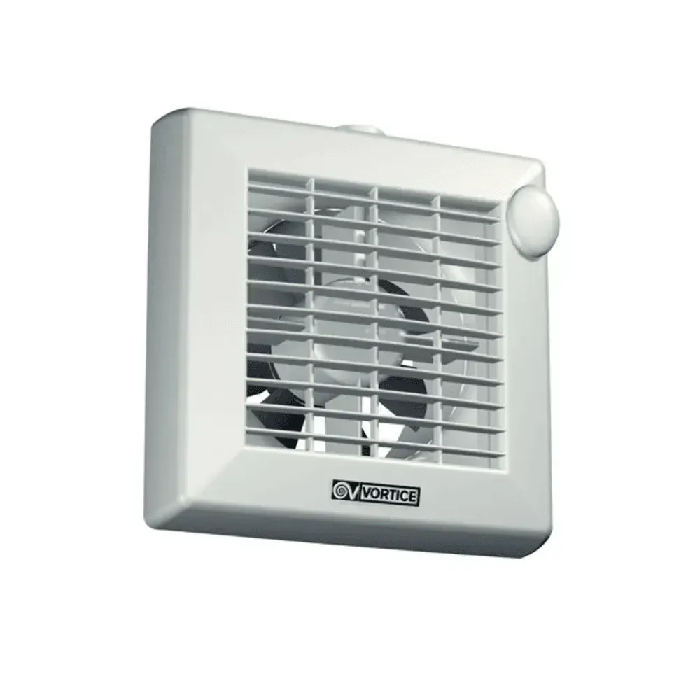 11221 Punto 100mm fan with automatic louvres.   