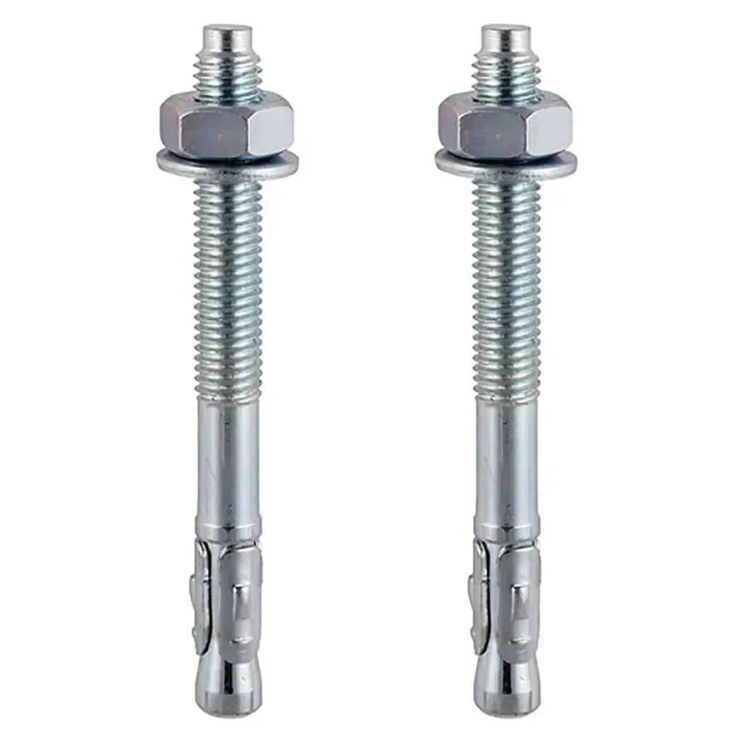 12140TBP - Timco Through Bolts BZP M12 x 140mm 2 Pack 12140TBP