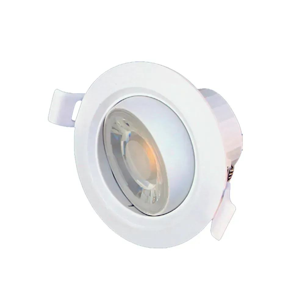 EVOLEC 1403W CCT 8W white adjustable downlighter with CCT and IP44 rating product shot