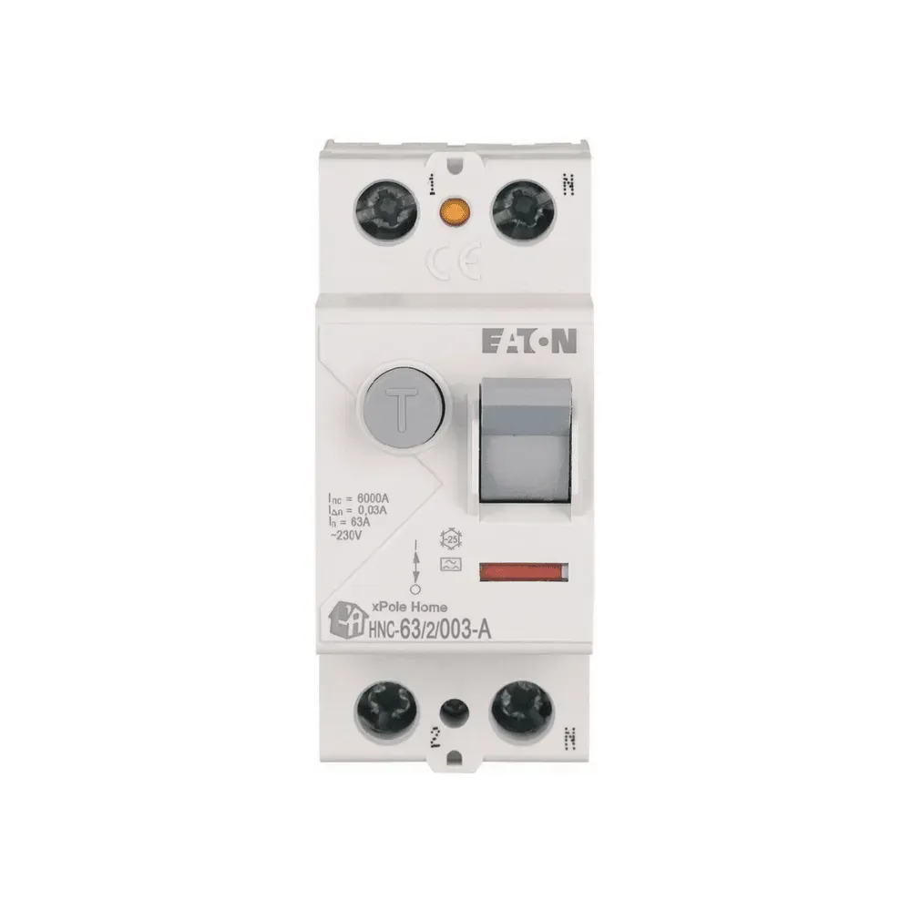 Eaton xPole Home RCD RCCB 2P 63A 30mA Type A