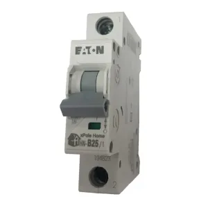 194823 - Eaton MCB 1P 25A B 6kA