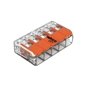 Wago 5-Way Connector with Lever Actuation