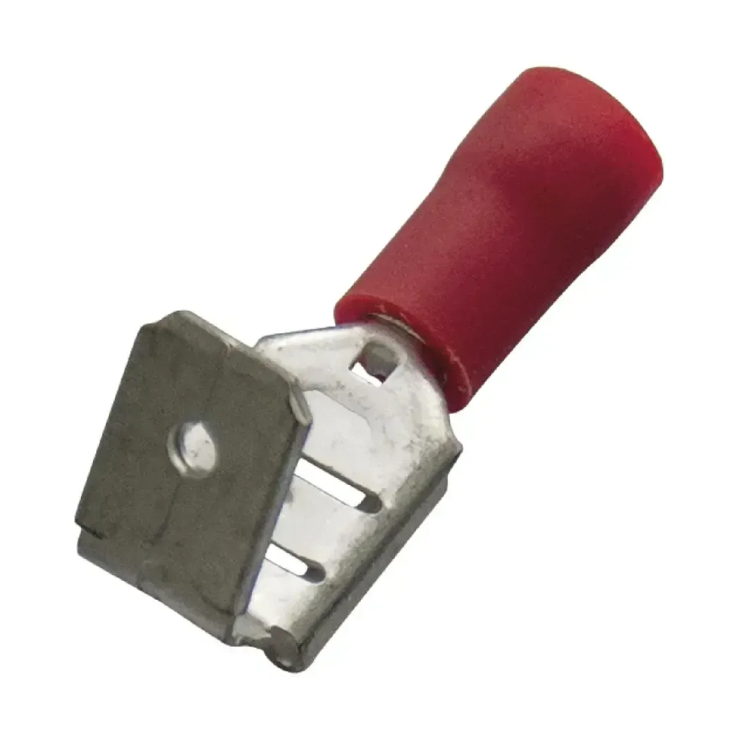 260410 - Haupa Crimp Lug Female Piggy Back 0.5-1mm Red Insulated Per 100 260410