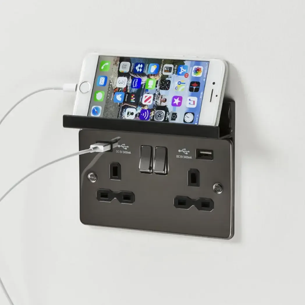 2GPHBK - Knightsbridge Phone Holder 2G Flip Down Black