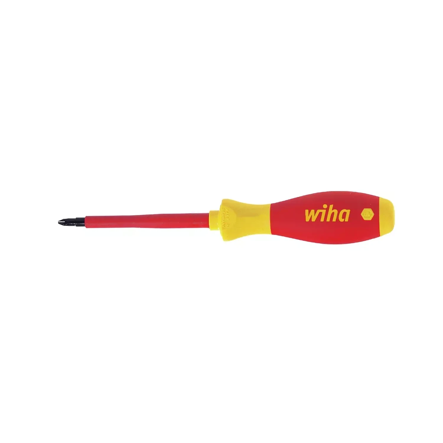 Wiha SoftFinish PZ2 1000V VDE Screwdriver 100mm Blade