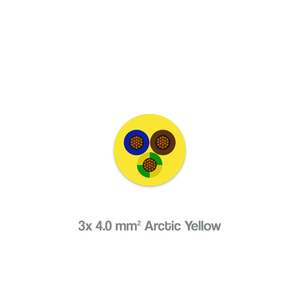 3 x 4.0 sqmm Arctic Yellow