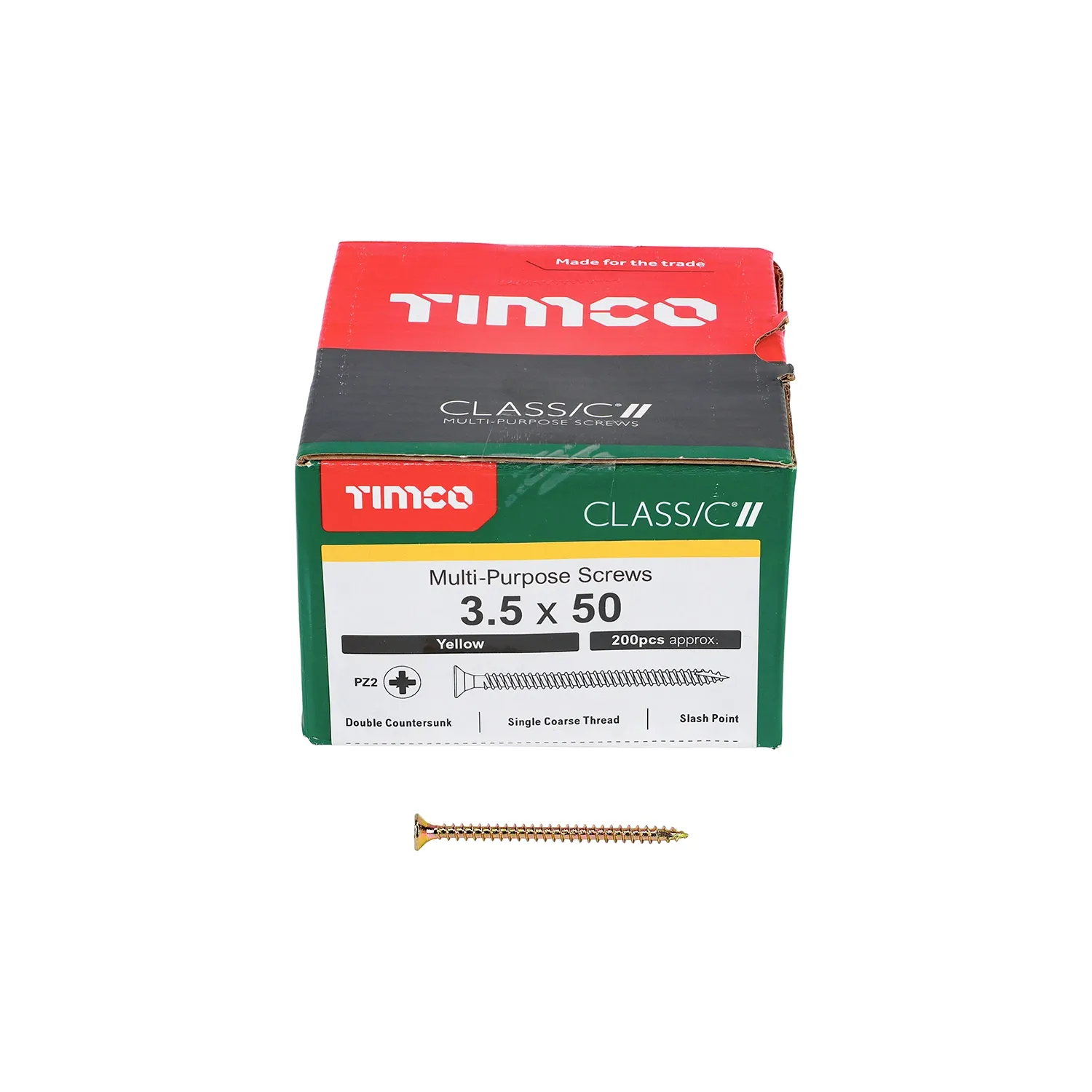 Woodscrew 3.5x50mm 35050CLAF