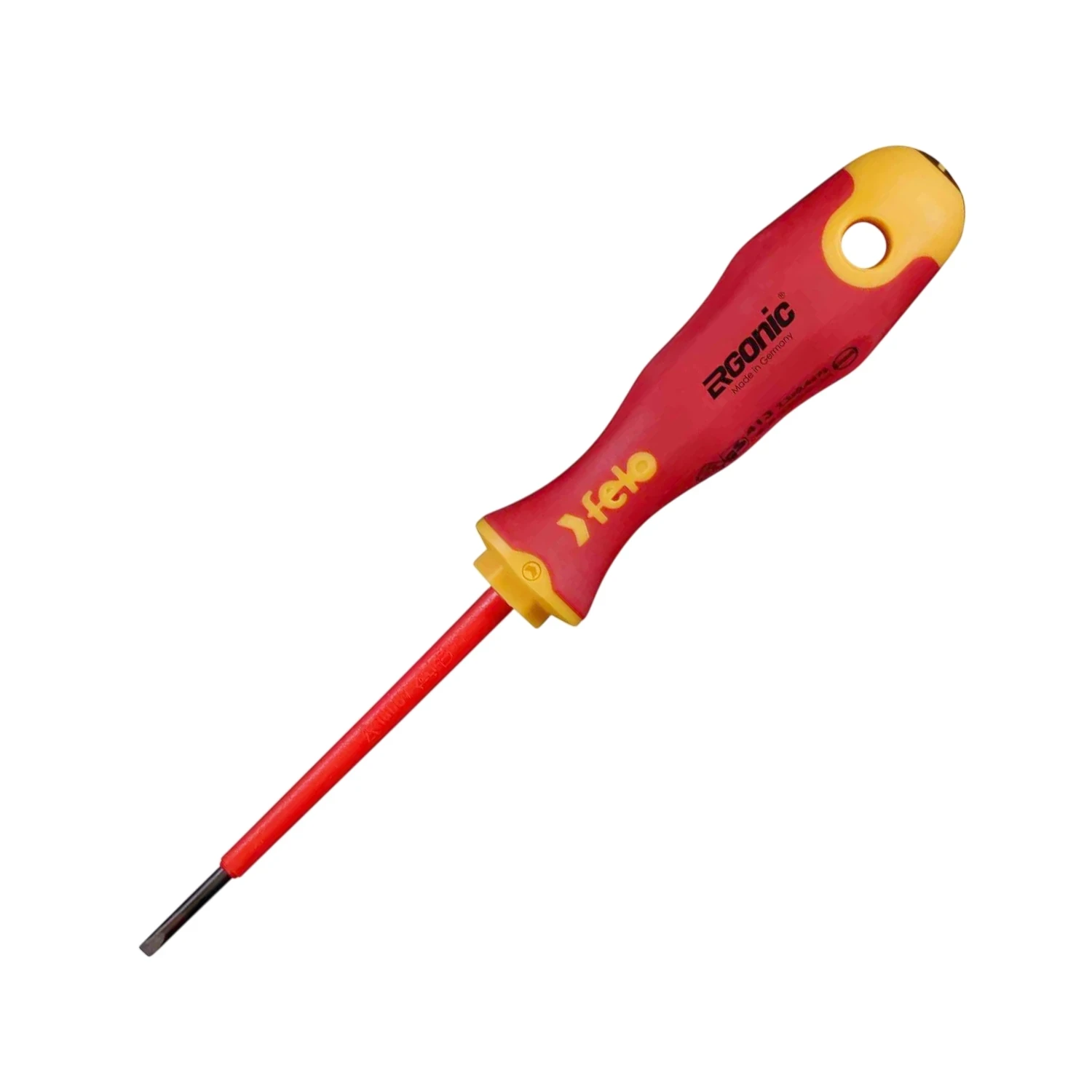 Felo 413 Ergonic VDE Slotted Screwdriver 2.5 x 75mm 1000V