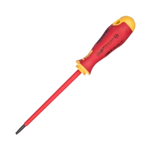 Felo VDE Insulated Slotted Screwdriver 4.5 x 125mm 1000V