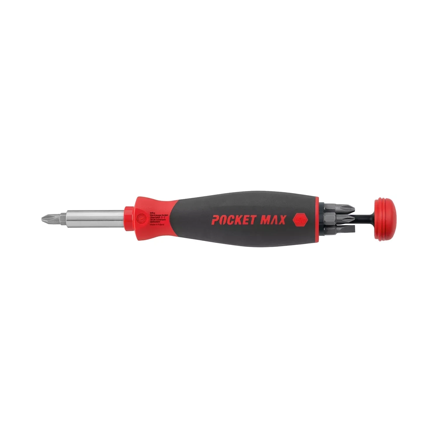 Wiha PocketMax 9pc Screwdriver Bit Magazine Magnetic 45292