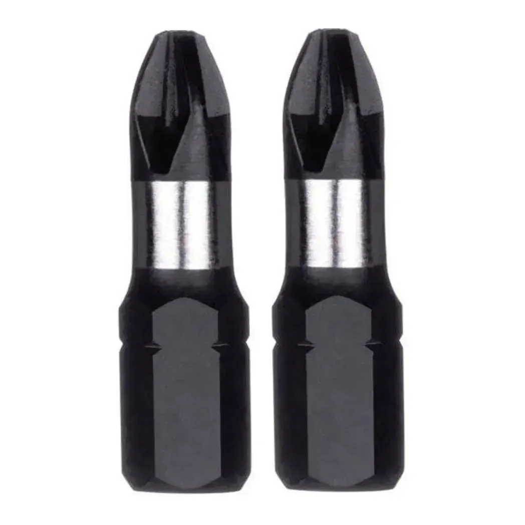 4932352435 - Milwaukee Shockwave Pz1 x 25mm Pozi Bit Inch Hex - 2 Pieces 4932352435