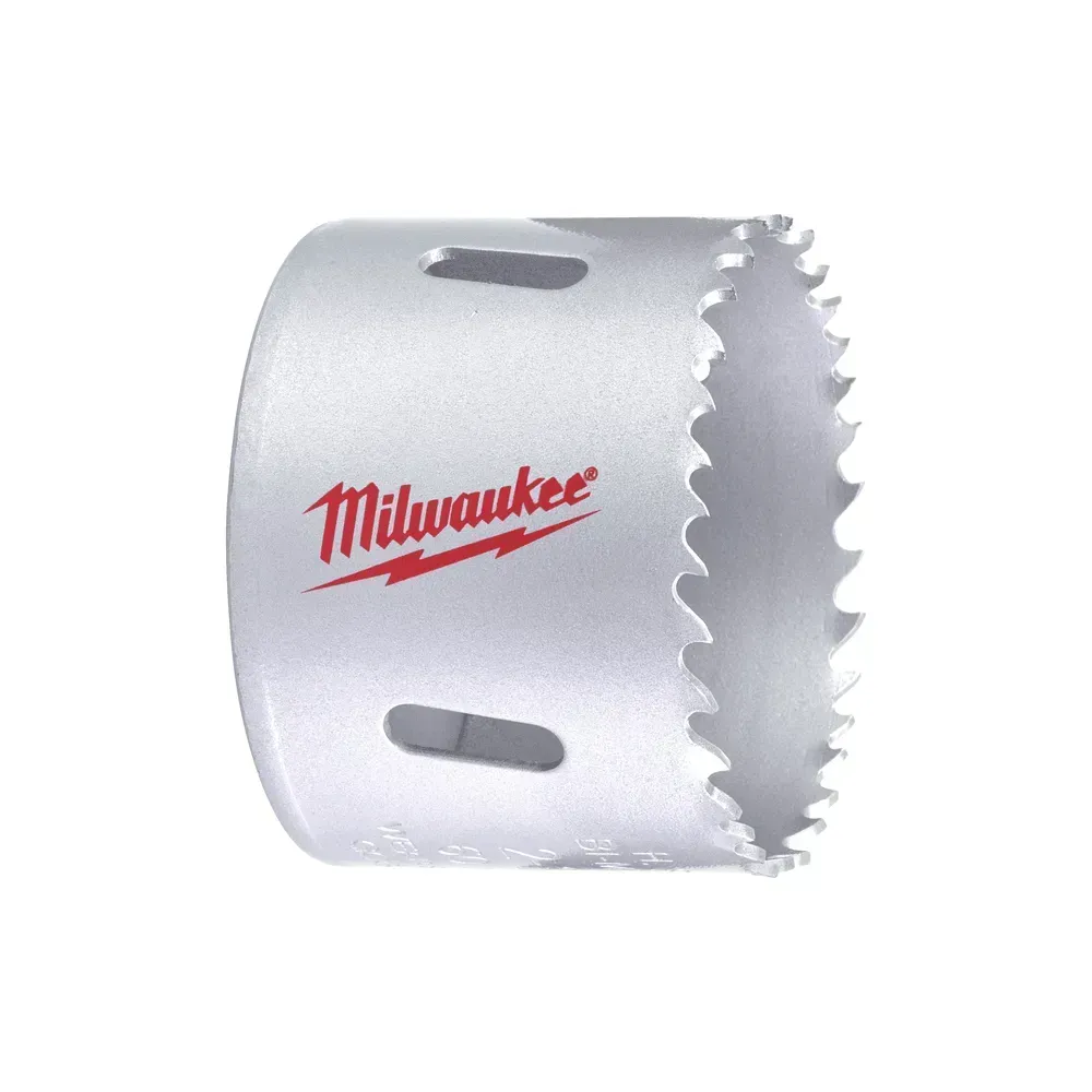Milwaukee 60mm Bi-Metal Contractor Holesaw for universal applications.