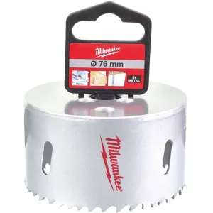 4932464700 - Milwaukee Bi-Metal Contractor Holesaw 76mm