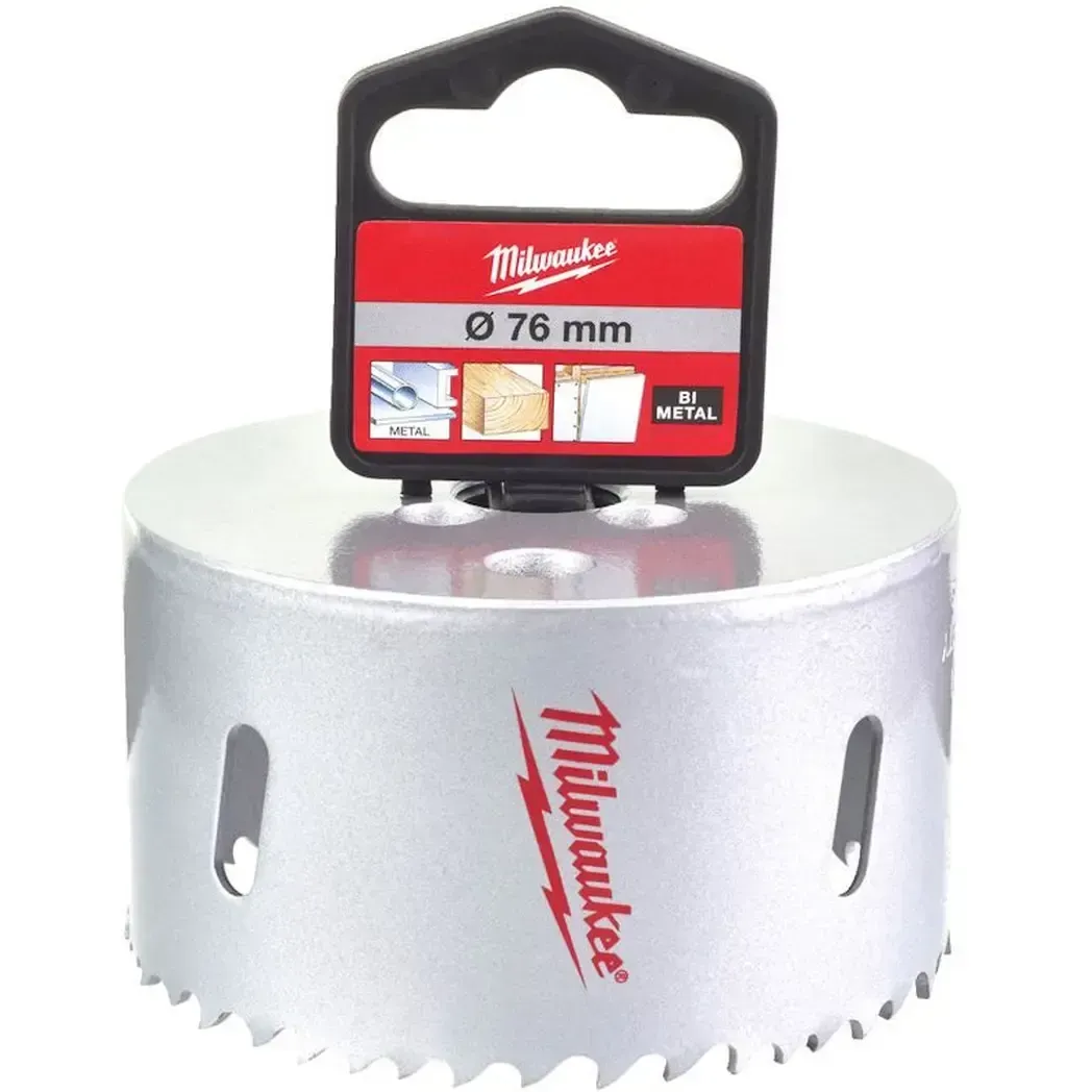 4932464700 - Milwaukee Bi-Metal Contractor Holesaw 76mm
