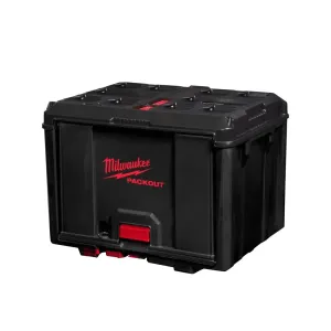 Impact-resistant Milwaukee PACKOUT Cabinet for stacking or wall-mounting in modular storage systems