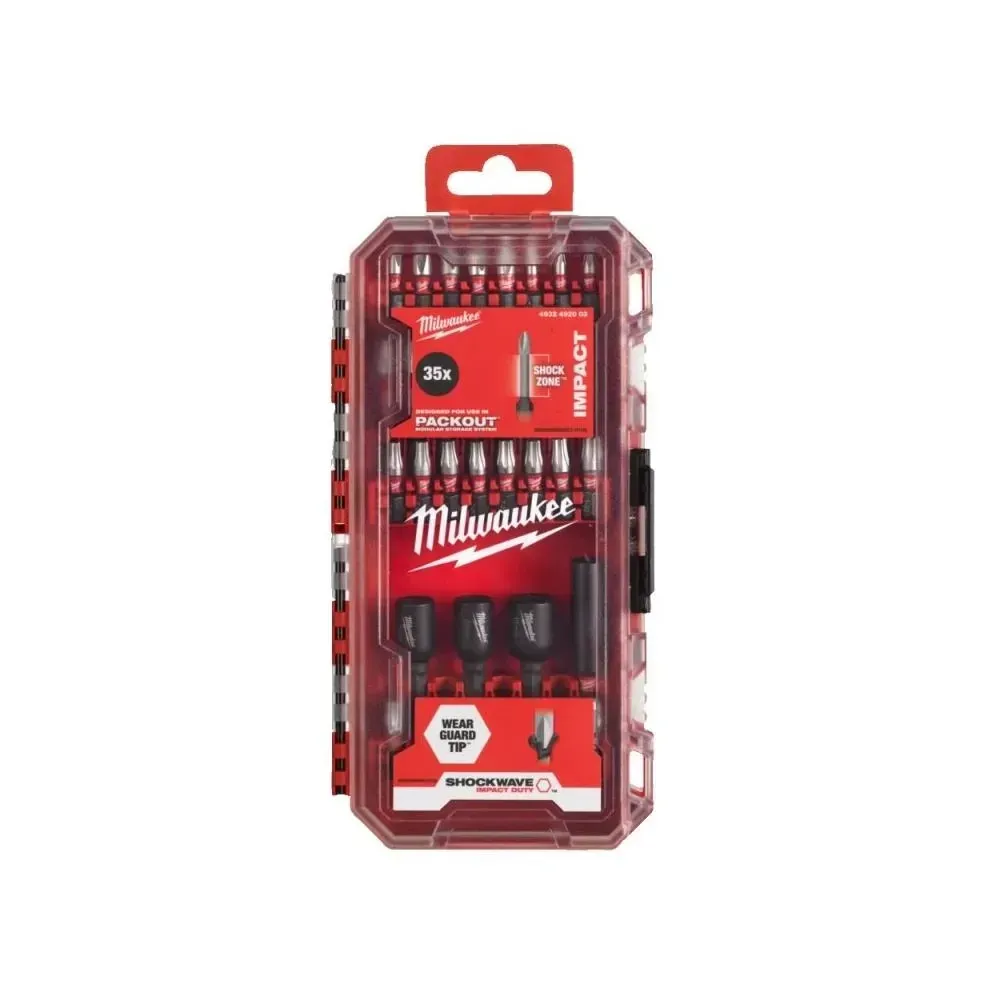 Milwauke Shockwave Impact Duty Bit Set (35 Pieces)