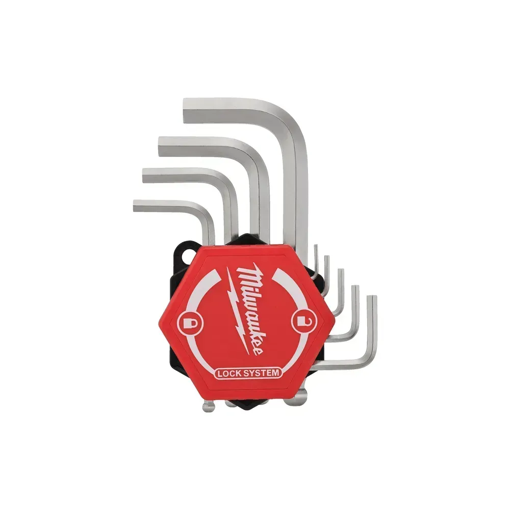 MILWAUKEE Compact L-Form 9-piece hex key set in twist-lock case