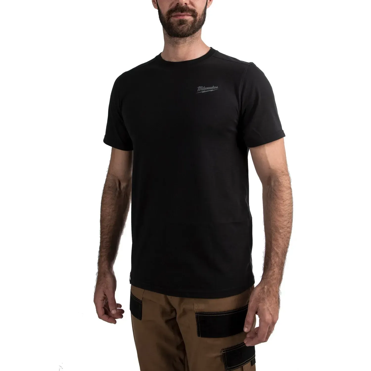 Milwaukee Hybrid short sleeve t-shirt black size S