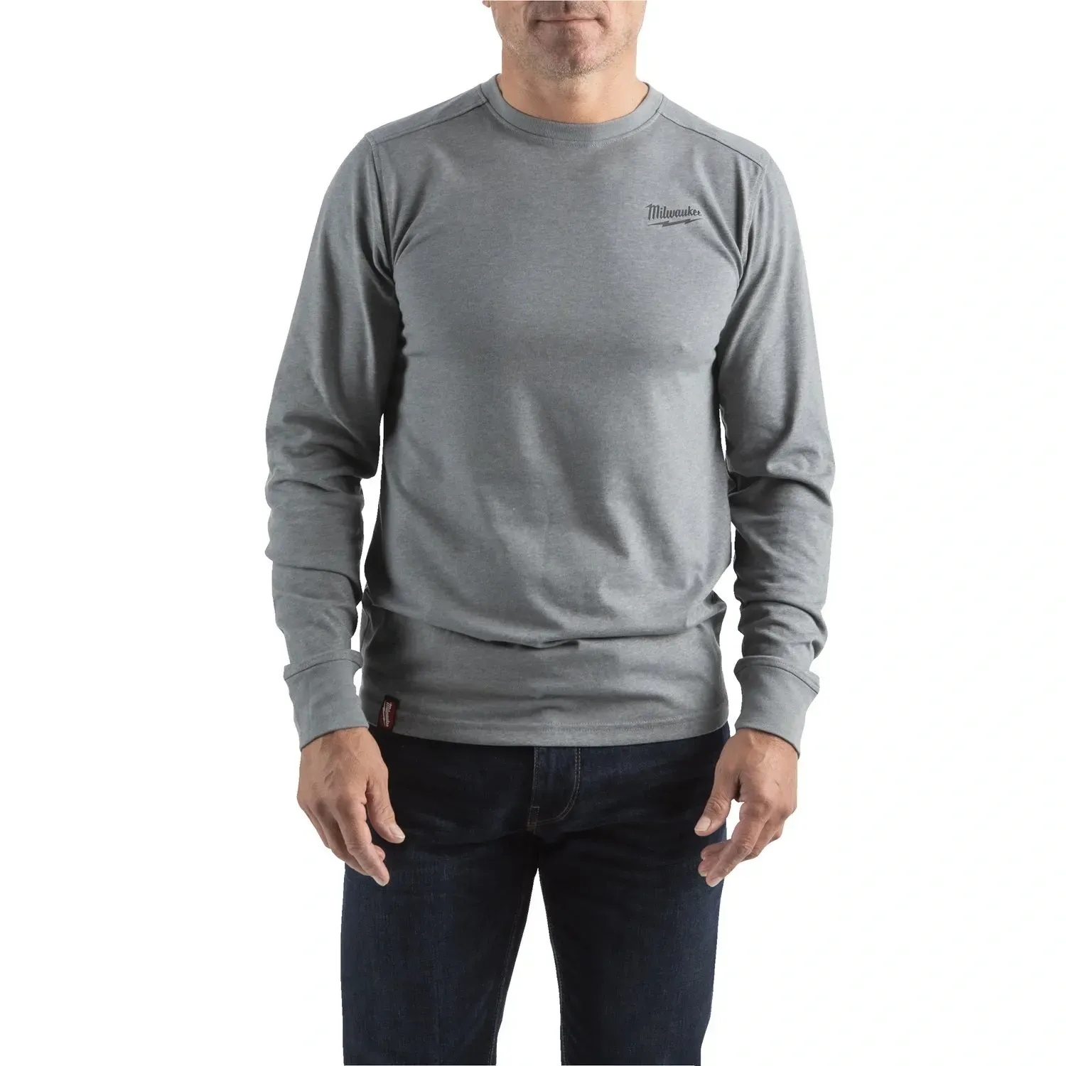Milwaukee hybrid long sleeve t-shirt grey XXL lightweight