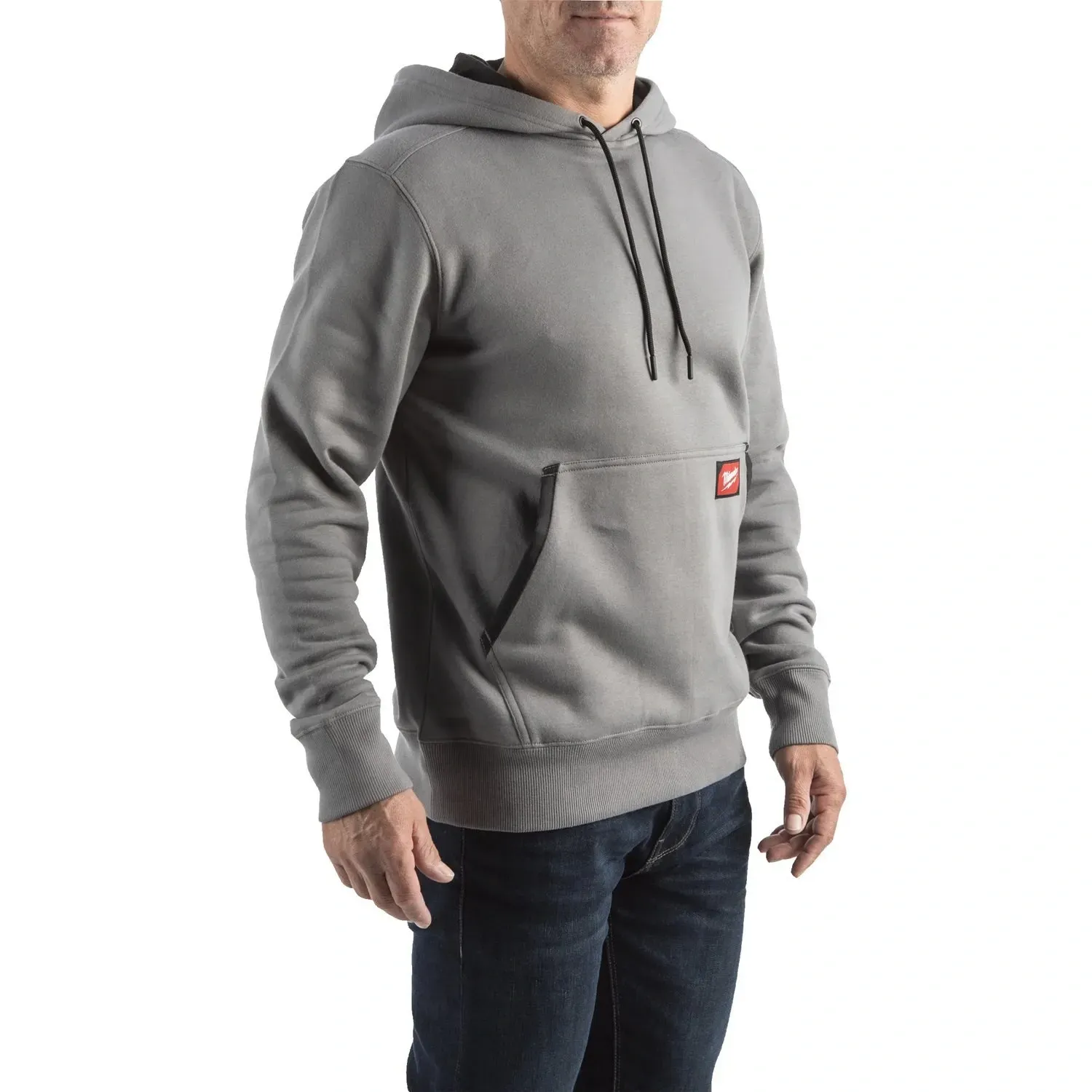 Milwaukee midweight hoodie grey L 70% cotton 30% polyester
