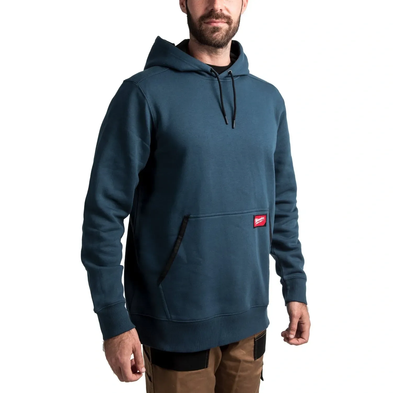 Milwaukee midweight hoodie blue size L front view