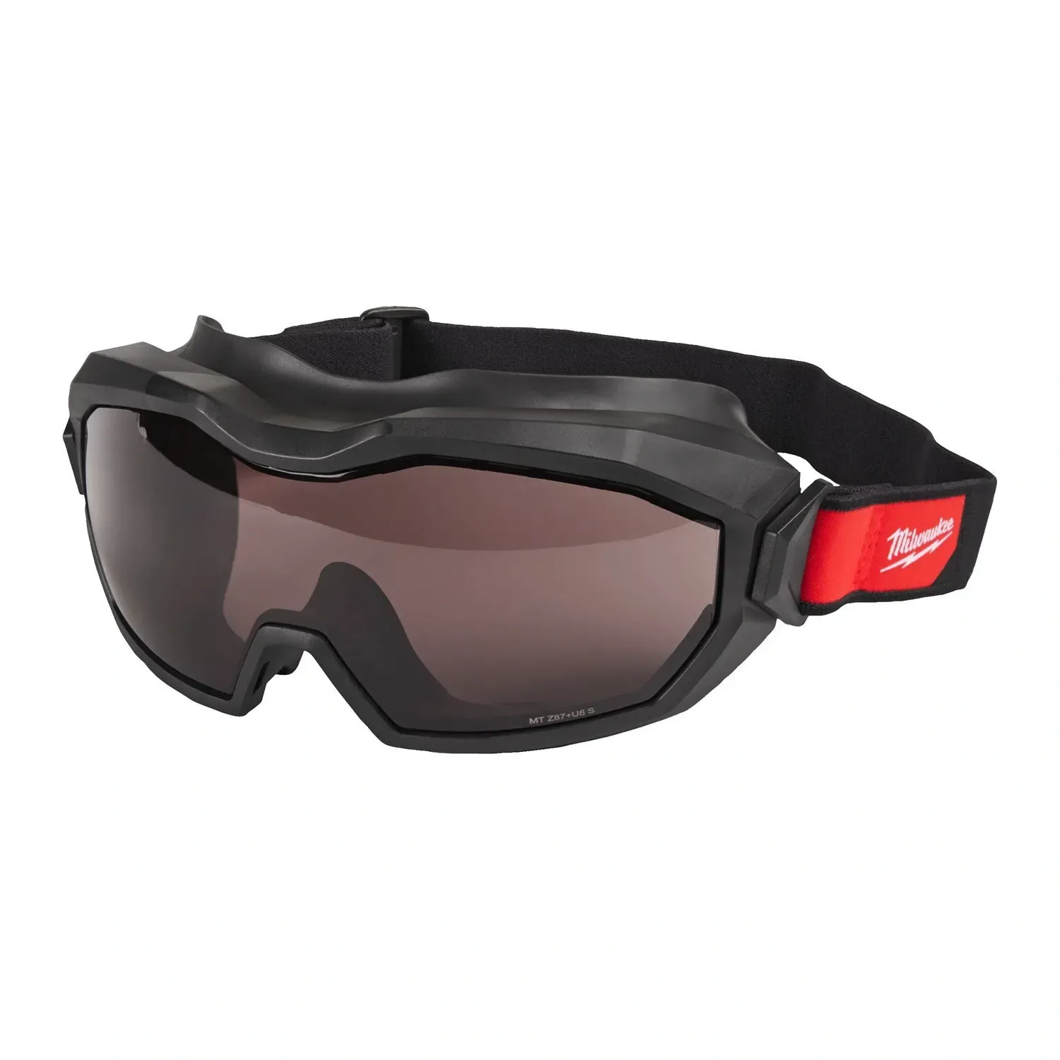 Milwaukee high-profile vented goggle anti-fog tinted lens