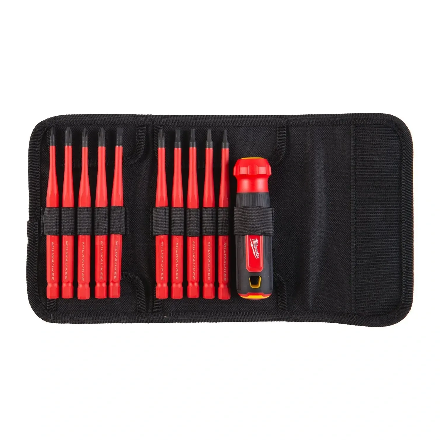 Milwaukee 10-in-1 insulated multi-bit screwdriver set VDE certified