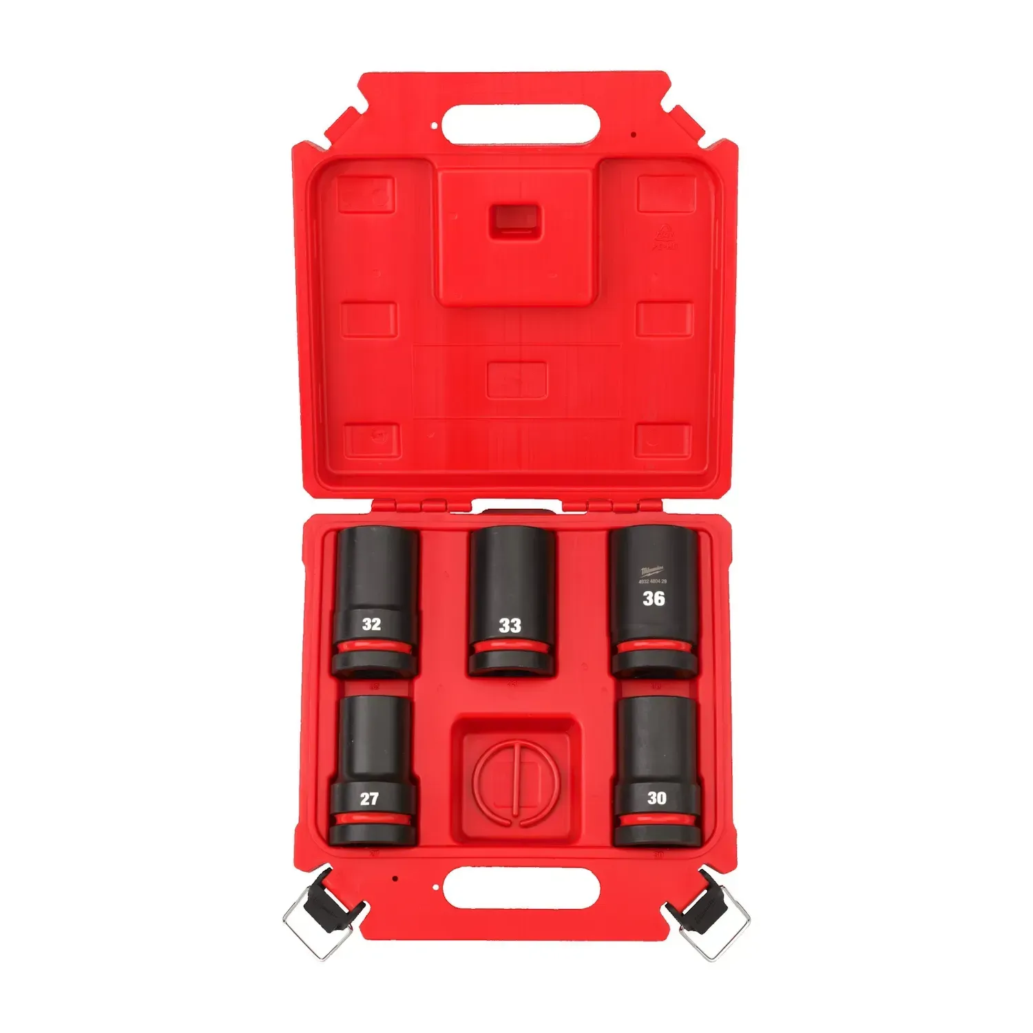 Milwaukee 1-inch deep socket set 5-piece 27-36mm