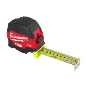 Milwaukee Tape Measure Stud Gen II 8m 33mm