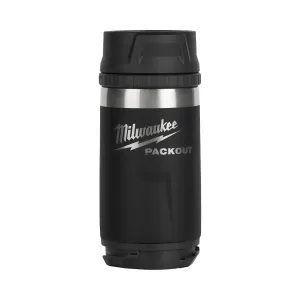 Milwaukee PACKOUT bottle 355 ml black sip lid