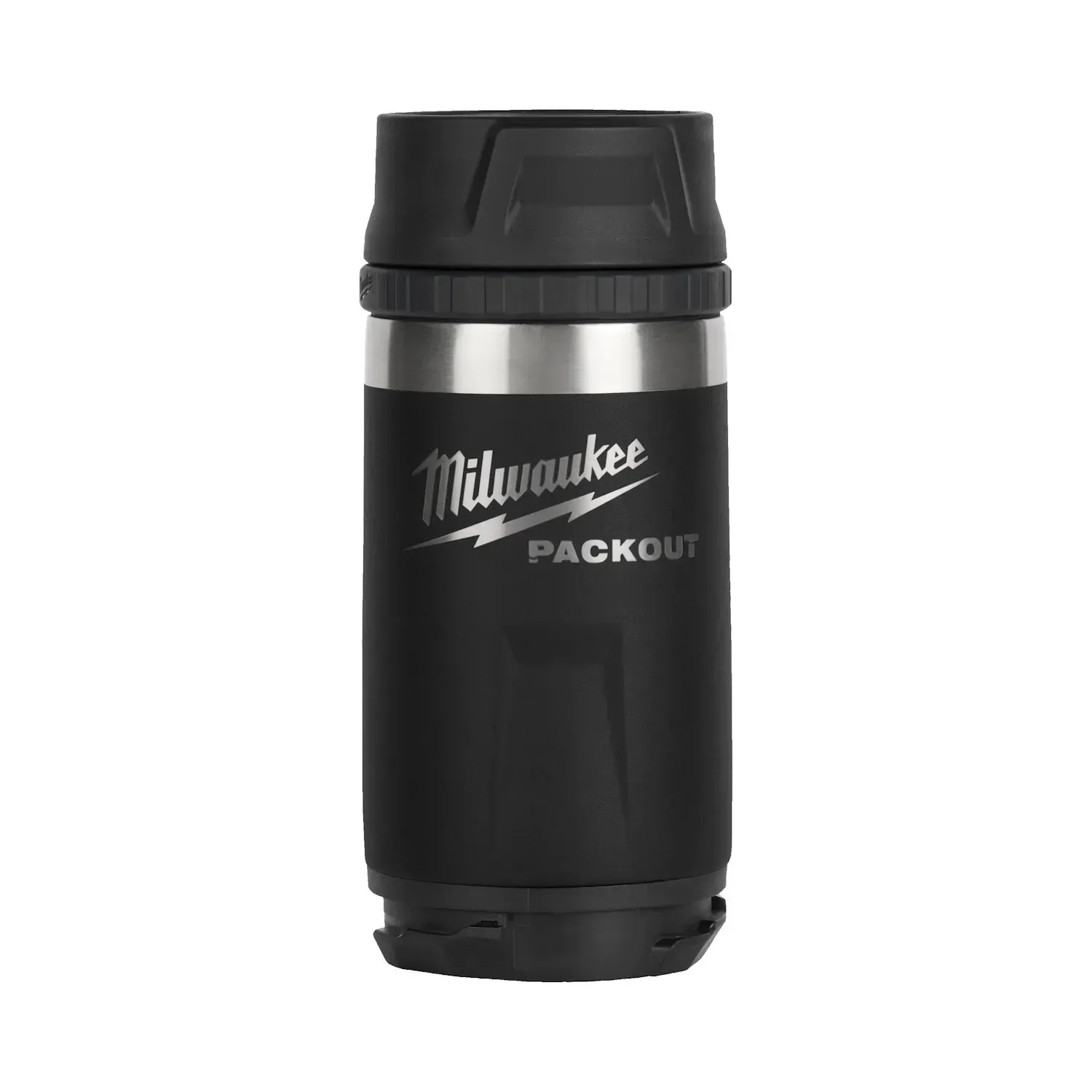 Milwaukee PACKOUT bottle 355 ml black sip lid