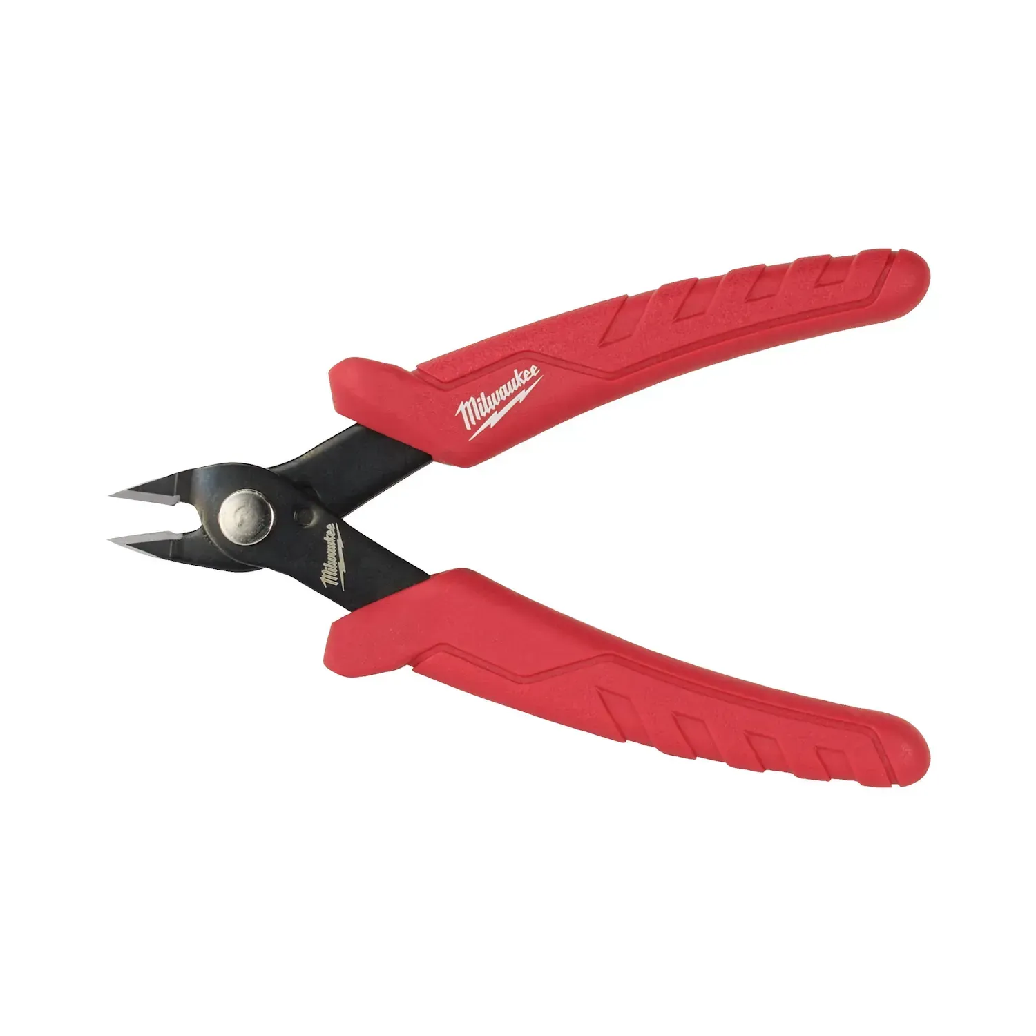 Milwaukee mini flush cutters angled head design
