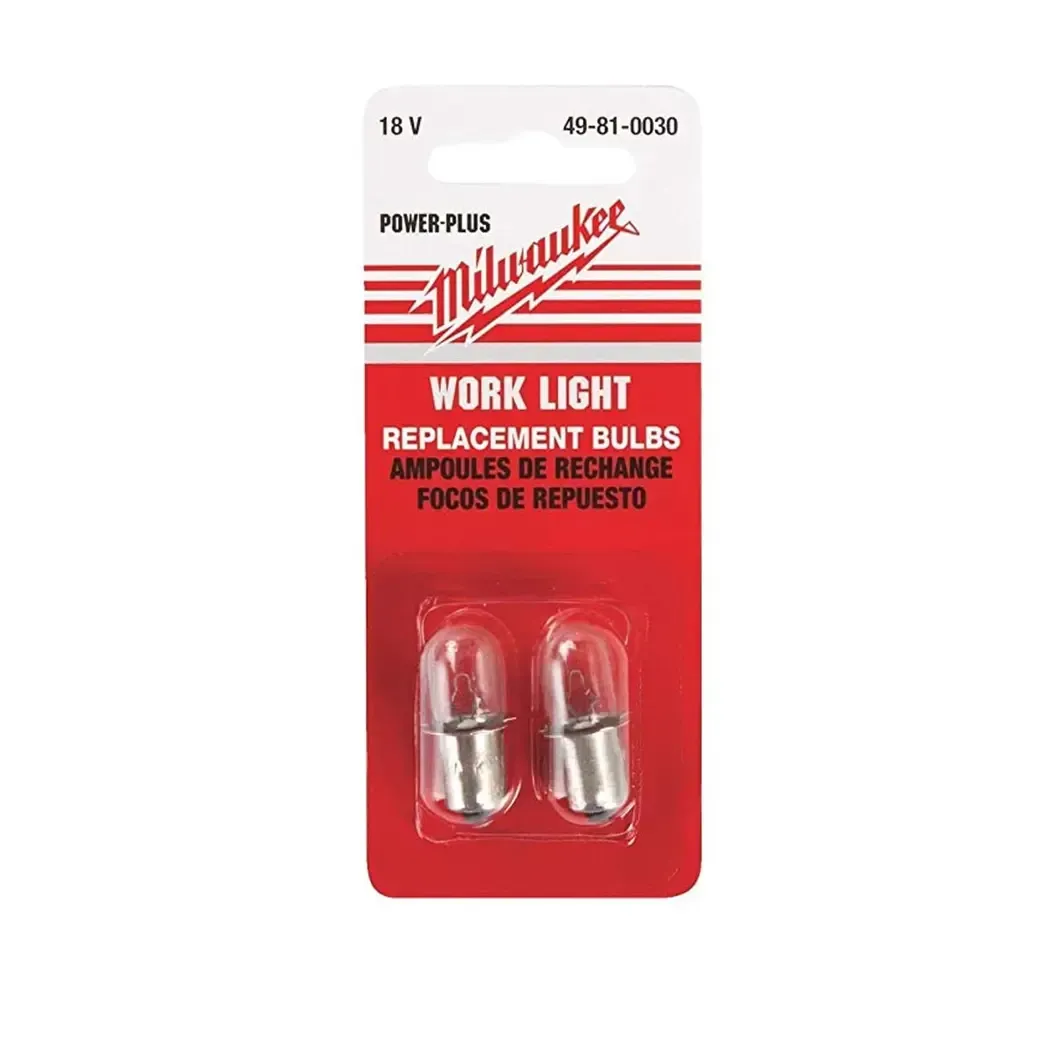 49810030 - Milwaukee 18V Bulbs 2 Pack - 49810030