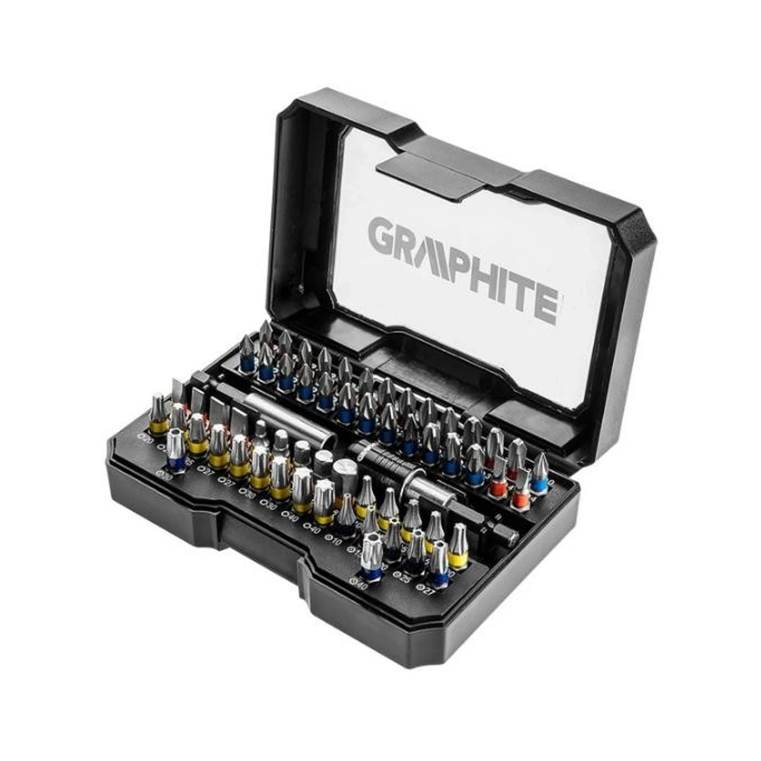 Graphite 56H600 60pc Screwdriver Bit Set PH PZ TX Hex Slot