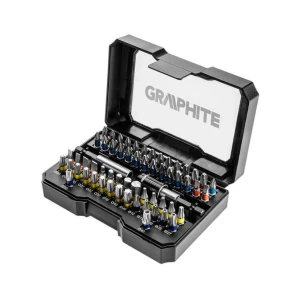 Graphite 56H600 60pc Screwdriver Bit Set PH PZ TX Hex Slot