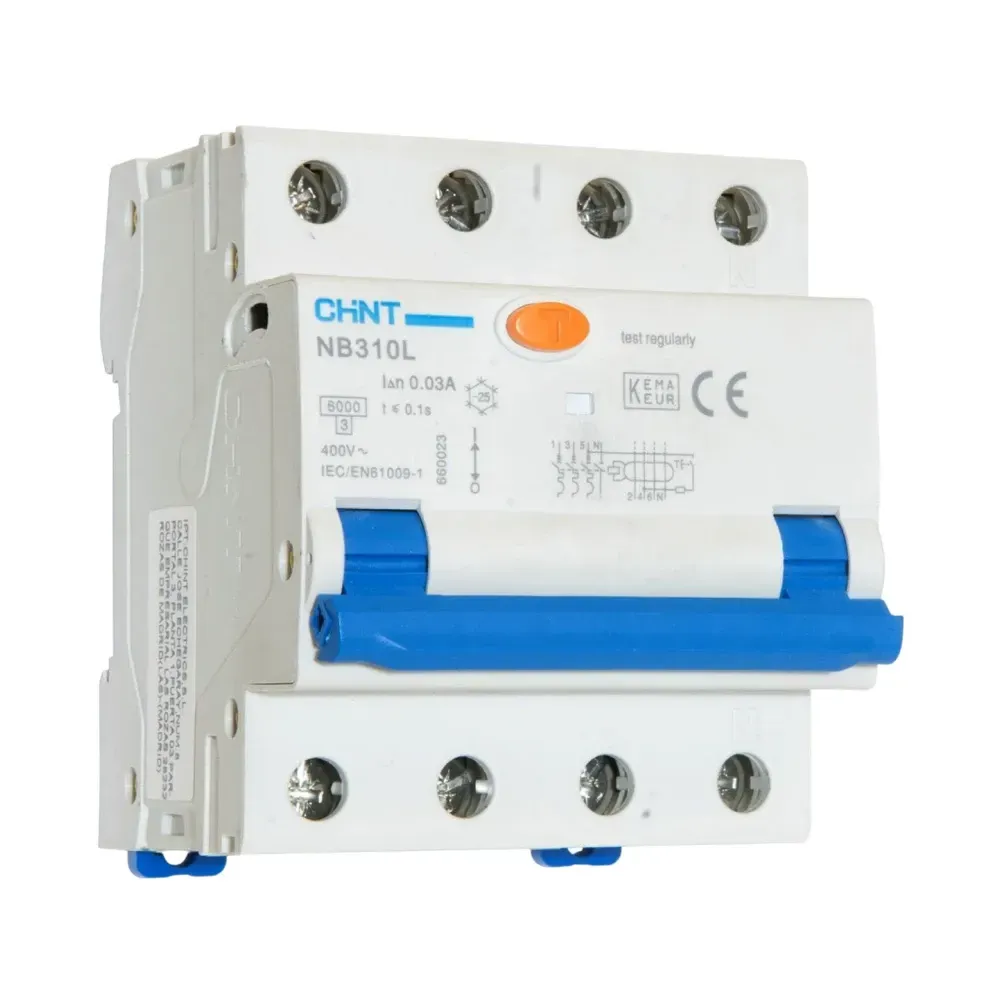 CHINT RCBO 4P 13A 30mA C CURVE TYPE A 6kA 4MOD