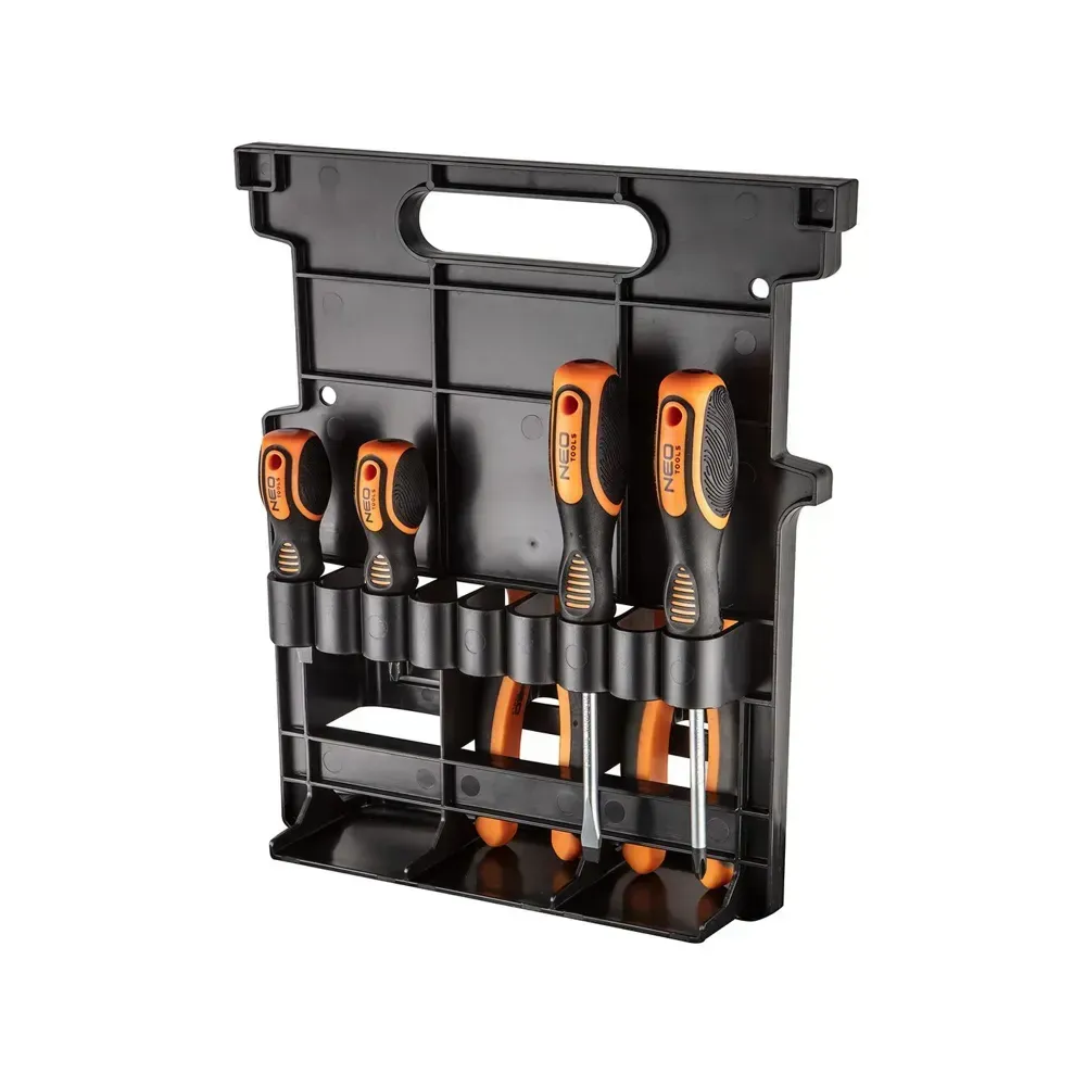 Wheeled tool storage box with rubber-coated wheels and extendible handle