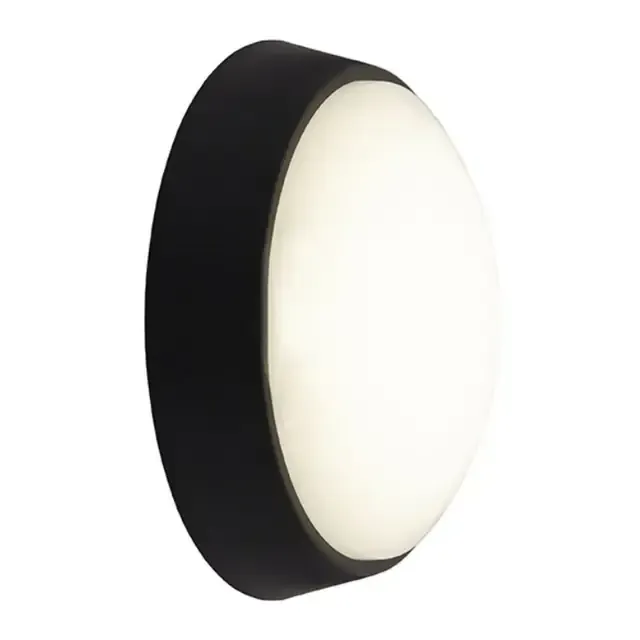 Ansell AHELEDCB 12W LED Bulkhead Black