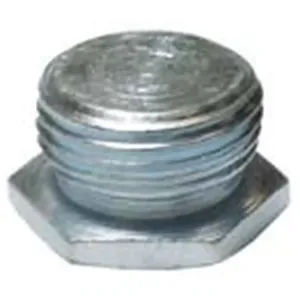 BK20 - 20mm Galvanised Steel Hexagon Plug