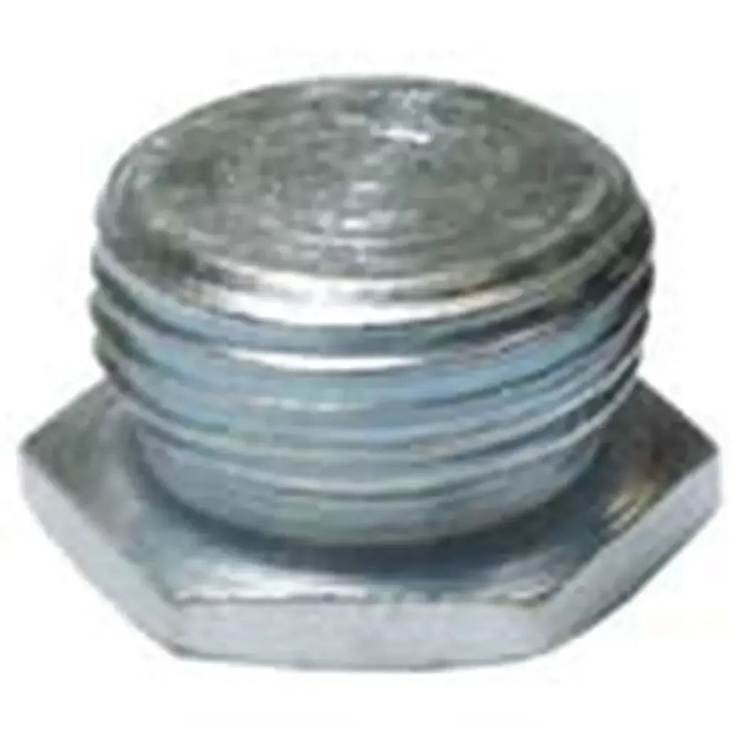 BK20 - 20mm Galvanised Steel Hexagon Plug