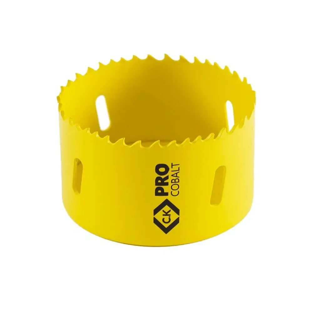CK ProCobalt 92mm holesaw for metal cutting.