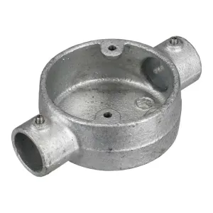 CL2G - 20mm Conlok Galv Through Box