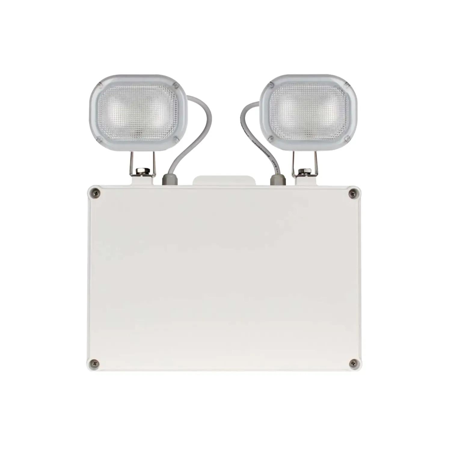 Duceri 9W LED IP65 Non-Maintained Emergency Twin Spot 220-240V White D1102WH