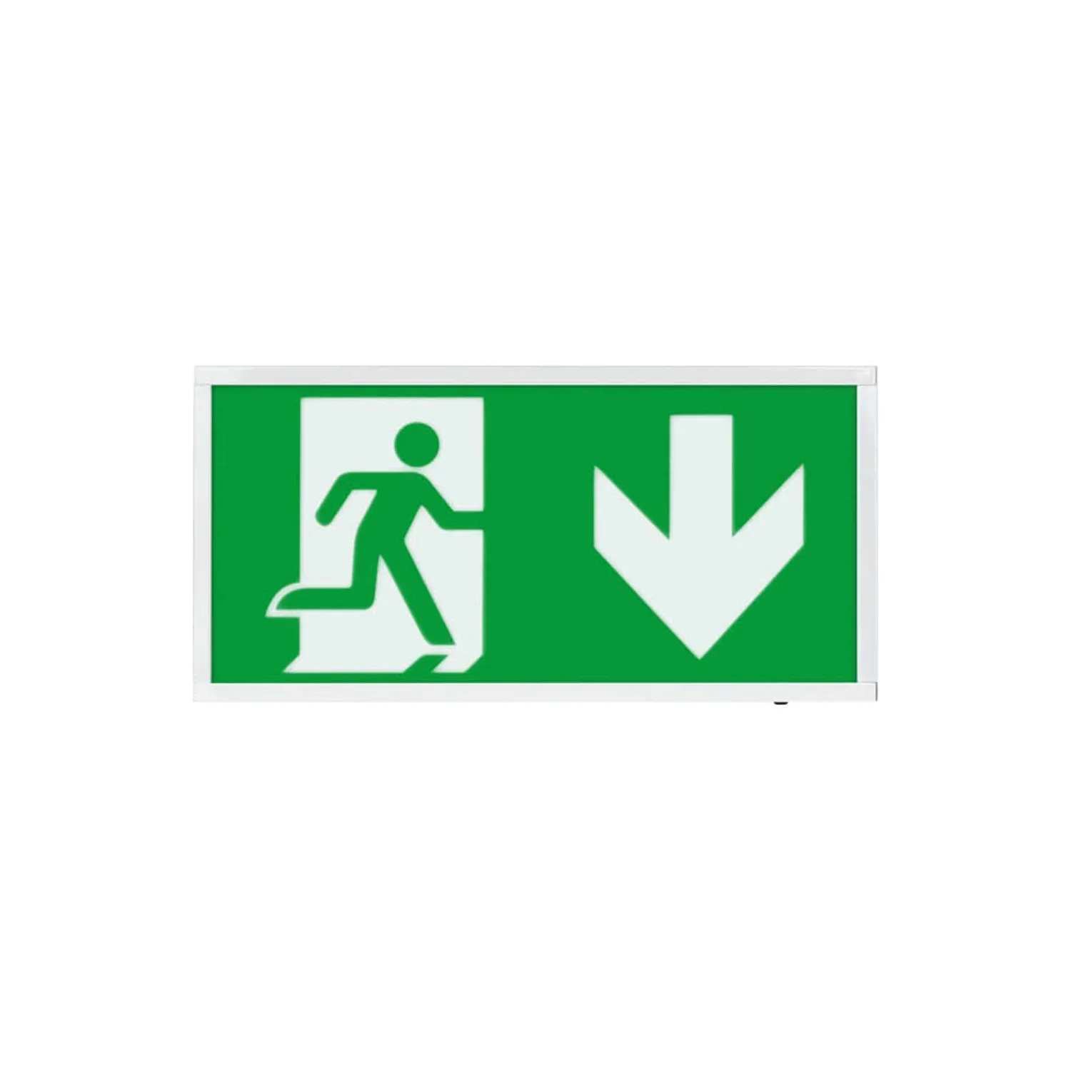 Duceri Emergency Surface Exit Box 3W LED Down Legend White