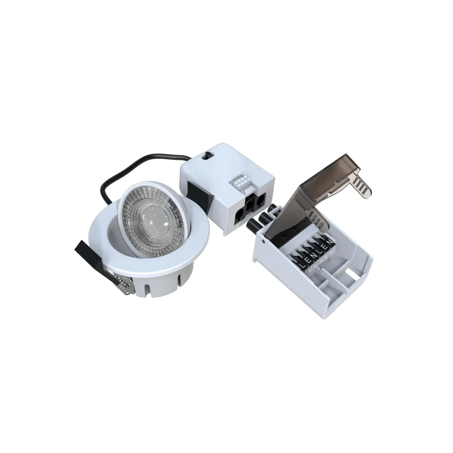 Greenlamp DL5WCCT 5W CCT Dimmable Fire-Rated LED Downlight IP65 White 220-240V